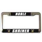 (1) for Noble Shriner Metal License Plate Frame New Car Truck SUV FREE SHIPPING