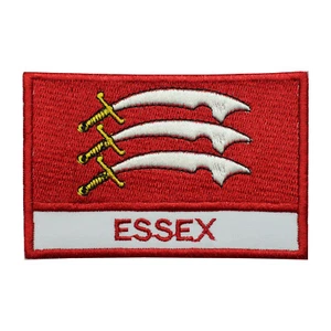 Essex County Flag Patch Iron On Patch Sew On Badge Embroidered Patch - Picture 1 of 1