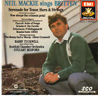 Neil Mackie Sings Britten (CD,1988 EMI) Serenade for Tenor Horn & Strings & More
