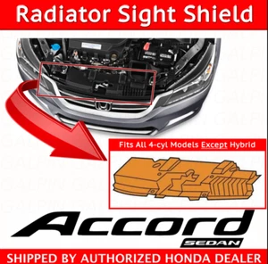 🔥 GENUINE 2013 - 2015 HONDA ACCORD Sedan RADIATOR SIGHT SHIELD 71106-T2A-A00 🔥 - Picture 1 of 3