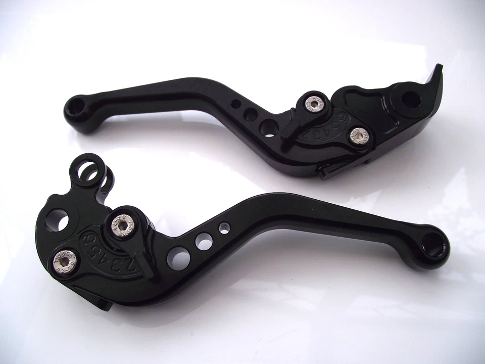 Ducati scrambler (2015-2017), CNC levers set short black black adjuster DB12/D82 - Image 1 of 1