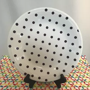Fiestaware White Mulberry Polka Dot Dinner Plate Fiesta Exclusive Purple Dots - Picture 1 of 5
