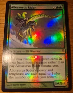 Foil Allosaurus Rider - Coldsnap - Pre-Release Promo - Magic: The Gathering - Picture 1 of 4
