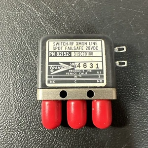  Transco Model 82152 Switch-RF XMSN LINE SPDT FAILSAFE 28VDC SMA Buchse - Bild 1 von 5