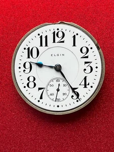 Elgin pocket watch movement 18s 19jewels - Picture 1 of 5