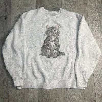 Vintage Hollister Women's Cat Sweater Size Small - Image 1 of 4