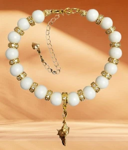 Damen Armband💍Damen Perlenarmband 24 Karat vergoldete Perlen Damen Schmuck - Bild 1 von 2