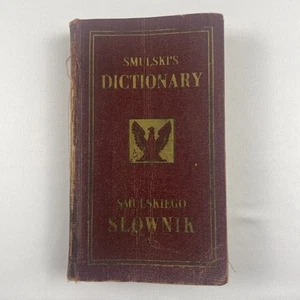 Smulski's English-Polish Pocket Dictionary 1927 Smulskiego Slownik - Picture 1 of 5