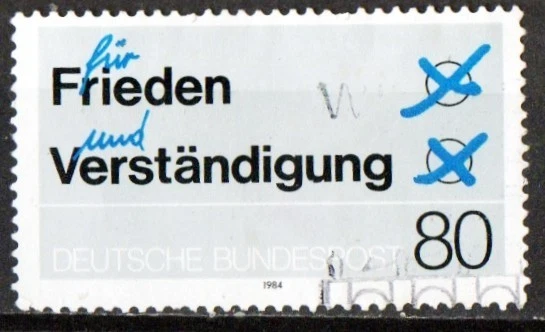 GERMANY  1984 PEACE USED - Image 1 of 1