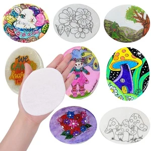 12 Pieces Rocks for Painting, Painting Rocks, DIY Painting Stones, 3-4 Inch S... - Picture 1 of 6