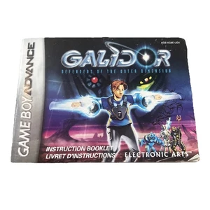 Galidor GBA SOLO MANUAL Auténtico Nintendo Game Boy Advance - SIN JUEGO - Imagen 1 de 2