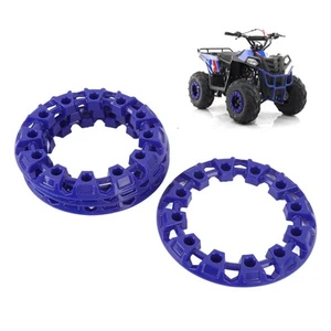 ˜4Pcs 6 Inch ATV Wheel Trim Hub Protection Decor Plastic Tires Decorative Rim - Picture 1 of 22