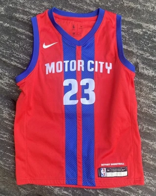 Nike Detroit Pistons Motor City Blake Griffin #23 Swingman Jersey Youth Medium - Image 1 of 4