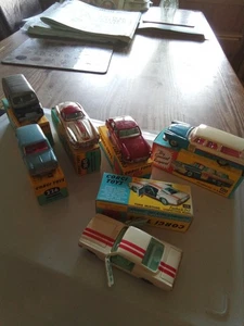 CORGI 226 421 304s 327 325 443  All ORIGINALS PLAYWORN  AS SHOWN IN REPRO BOXES - Picture 1 of 10
