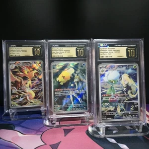 CGC 10P - Misty's Psyduck, Cynthia's Roserade & Ethan's Typhlosion [Heat Wave] - Bild 1 von 7