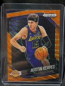 Panini Prizm 2024-25 negro - Austin Reaves #21 Orange Wave Prizm 16/60 - Imagen 1 de 2