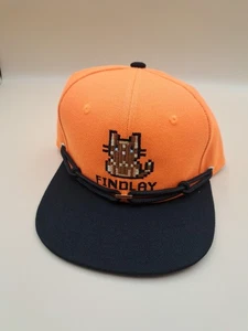 Findlay Snapback Hat Orange Brown Tabby Cat New - Picture 1 of 6