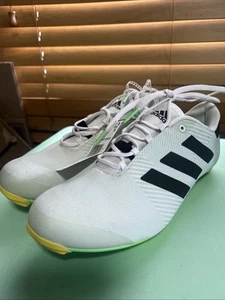 Adidas GX1661 - The Road Shoe - Cycling - Cloud White/Core Black/Beam Green 8 - Picture 1 of 6