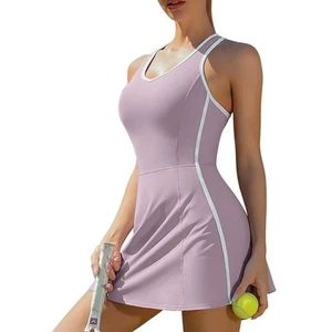 Attraco Tennis Pickleball Golf Dress in Mauve Size S New With Tags - Picture 1 of 9