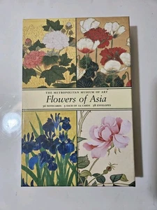 Metropolitan Museum of Art Flowers Of Asia Blank 33 Notecards Envelopes Partial - Picture 1 of 8