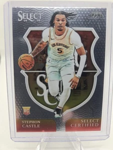 2024-25 Panini Select - Select Certified Stephon Castle #19 (RC) - Picture 1 of 2