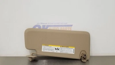 19 DODGE RAM 3500 SUN VISOR LEFT DRIVER TAN NON ILLUMINATED NO MIRROR - Image 1 of 4