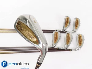 Nice Ladies XXIO Prime 13 Royal Edition 7-PW,AW,SW IRON SET - Ladies Flex 448677 - Picture 1 of 7