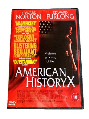 American History X (DVD, 1999) White Power Leader, Violent Pass, Retribution  - Image 1 of 3