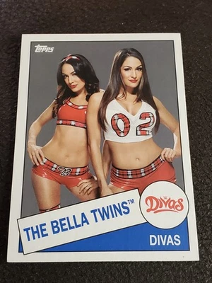 2015 Topps Heritage WWE #55 The Bella Twins Nikki Brie - Image 1 of 2