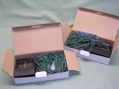 2 Sets Mini LED Clear Lights, Solar Style, 100 per string, New in Original Boxes - Image 1 of 2