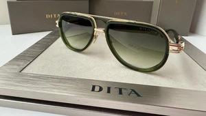 Gafas de sol DITA VASTIK DTS441-A-03 oro blanco negro musgo degradado AUTÉNTICAS - Imagen 1 de 8