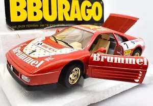 Modellino auto rally scala 1:24 Ferrari 348 tb modellismo Burago diecast racing - Foto 1 di 9