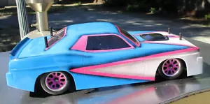 1/10 RC Car ~ Hemi Cuda, Carbon Fiber, VTA Custom Paint + Anodized Shelf Queen - Picture 1 of 10