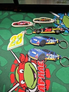 VINTAGE NASCAR KEY CHAINs Budweiser Interstate Harvick Lowes Chad Little Lot - Picture 1 of 7