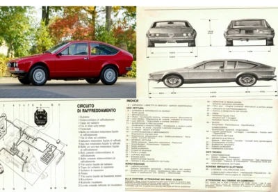 LIBRETTO USO E MANUTENZIONE ALFA ROMEO ALFETTA GT 1.8 coupè - Immagine 1 di 4