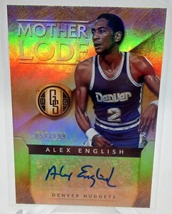 2014-15 Panini Gold Standard #3 Alex English Mother Lode Autographs #/199 - Picture 1 of 2