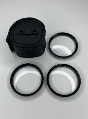 Tiffen 49mm Close Up Lens Set +1, +2 and +4 w/ Case - Image 1 of 4