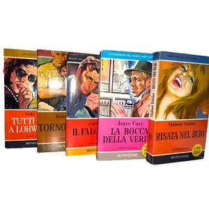 lotto 5 prime edizioni mondadori i libri del pavone nabokov baum barlow cary - Picture 1 of 11