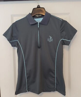 Camisa de golf Peter Millar para mujer E4 absorbente 50+ UPF 1/4 cremallera S. Ver descripción  Foto 1 de 4