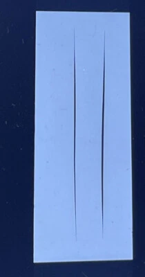 Lucio Fontana “Profundidad Concepto Espacial” Arte Moderno Italiano Argentino 35mm Diapositiva Foto 1 de 3