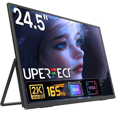 24.5" 2K 165Hz Portable Display 2560x1440 Screen for Gaming and Office Work - Image 1 of 4