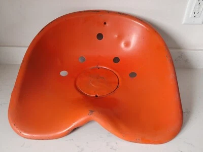 Vintage 1952 Allis Chalmer G Tractor Seat With Original Paint Amazing Condition  - Image 1 of 4