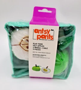 Pantalones Antsy Juego Ilimitado Comida Fieltro Manzanas Nuevo Juego de Cocina Fingir Fruta NUEVO - Imagen 1 de 4