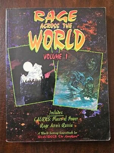 Rage Across World Sourcebook for Werewolf Apocalype TPB White Wolf VERY GOOD - Picture 1 of 5