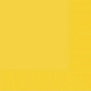 "Servilletas de mesa desechables sólidas Amscan-20 x 20", paquete de 8, sol amarillo - Imagen 1 de 1