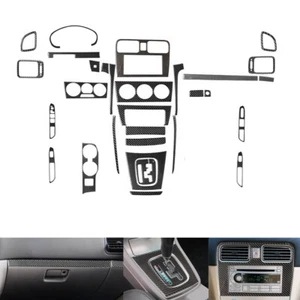 28Pcs Carbon Fiber Full Interior Set Kit Cover Trim For Subaru Forester 2005-08  - Picture 1 of 12