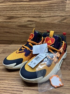 adidas Basketball Shoe Men's Size 9 Orange/Navy New without Box - Image 1 of 4