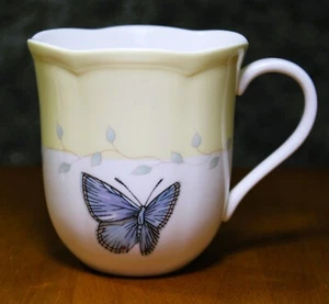 Lenox Butterfly Meadow Yellow Blue Porcelain Tea Cup Replacement Single - Picture 1 of 8