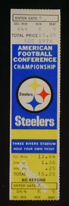 Steelers Dec 1976 AFC Championship Game Ticket - Picture 1 of 2