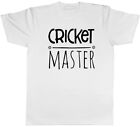 Cricket Master Mens Unisex T-Shirt Tee